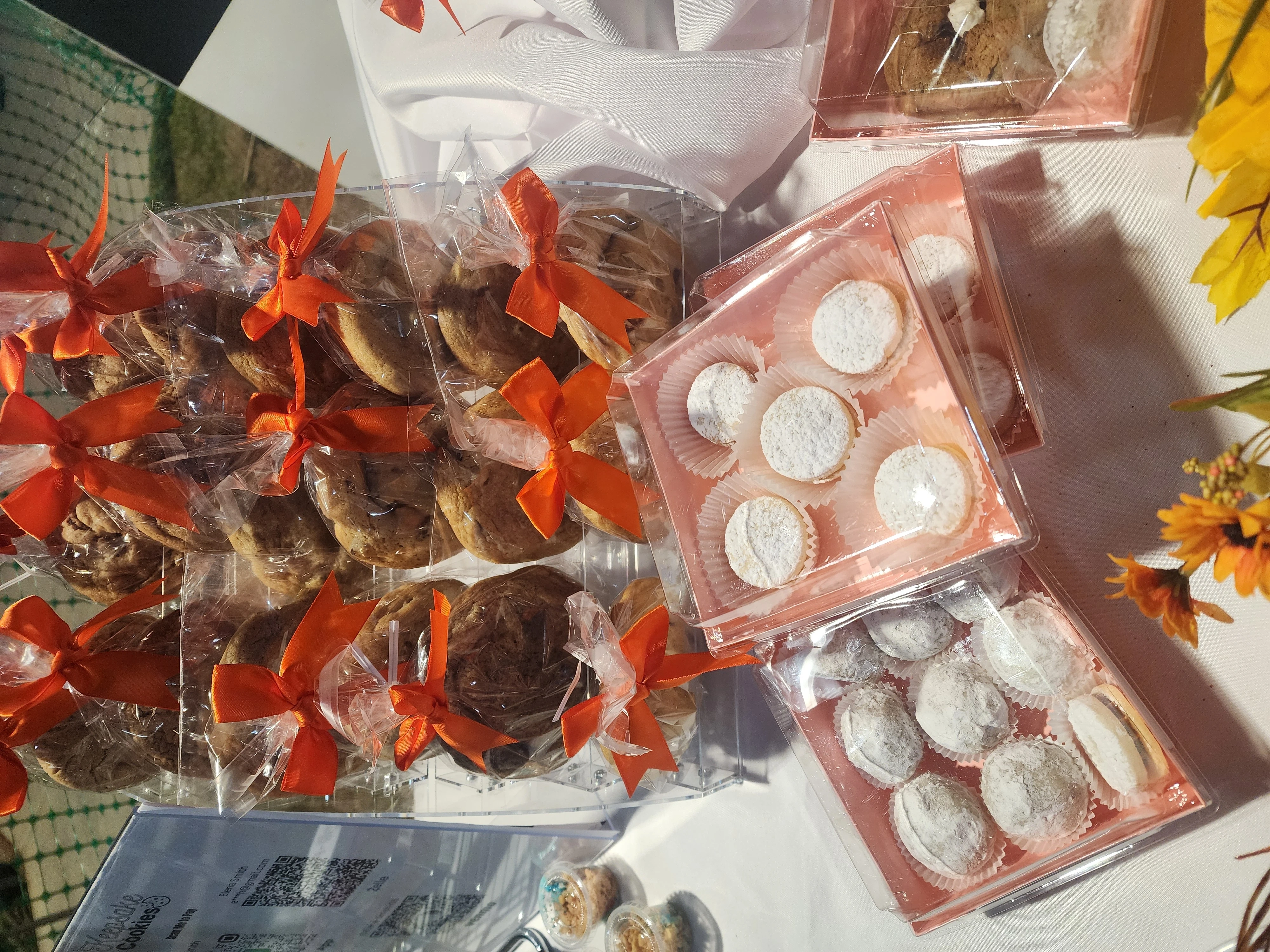 Keepsake Cookies booth setup 1