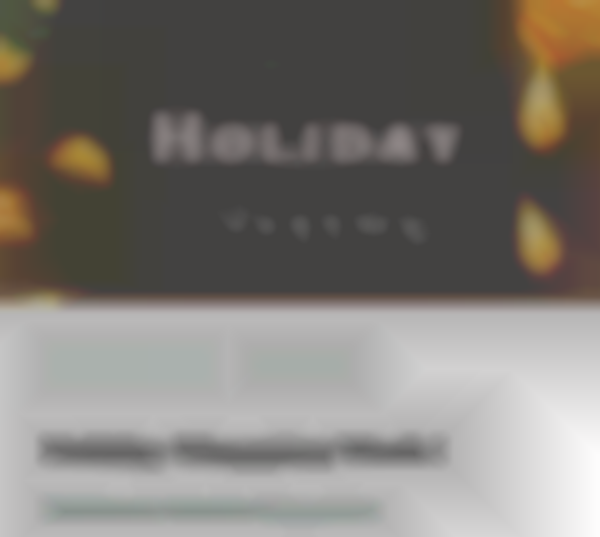2025 Defiance Holiday Shopping Week 1 | Nov 6-8