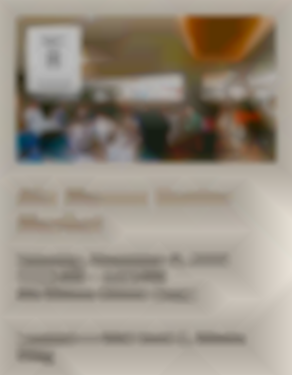 2025 Ala Moana Center Market | Nov 8th