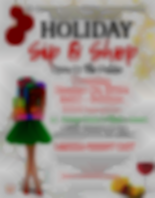 Holiday Sip and Shop Ladies Night Out October 24, 2024 