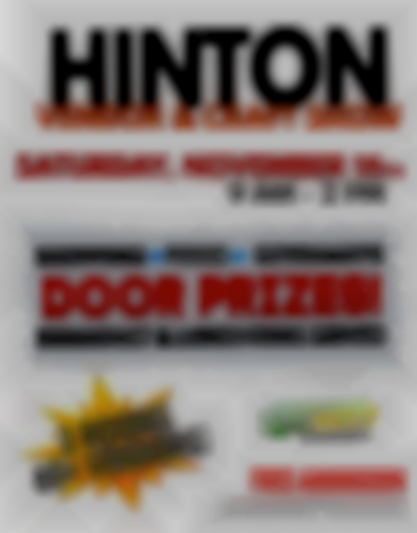 Hinton Vendor & Craft Show