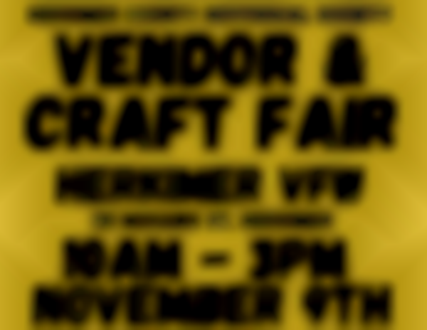 Fall Craft and Vendor Fair