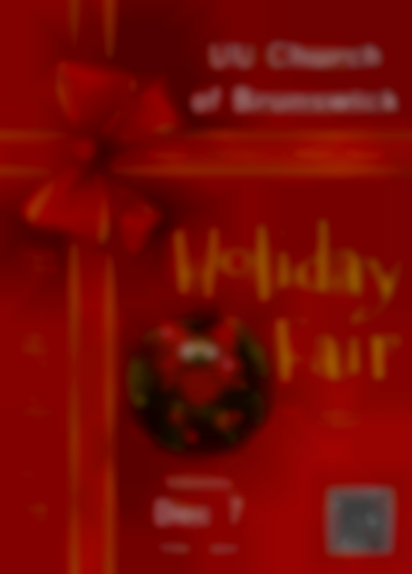 Annual UUCB Holiday Fair