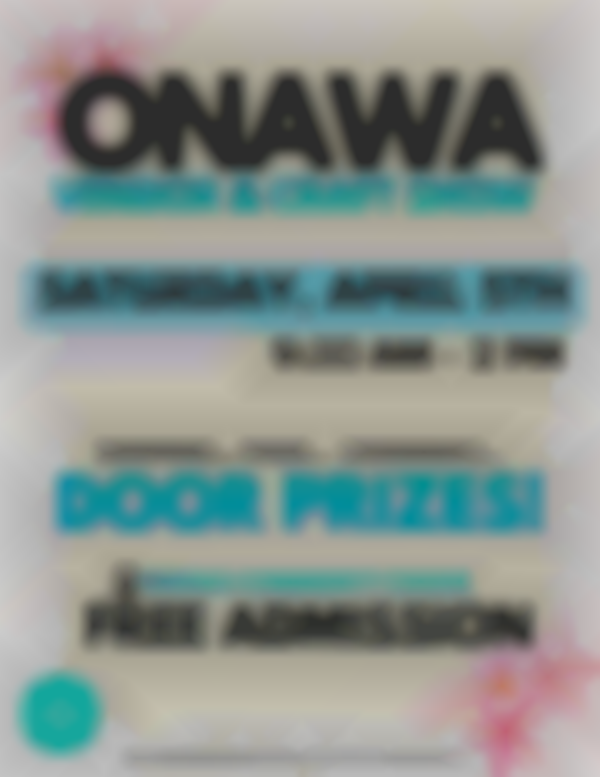 Onawa Spring Vendor & Craft Show