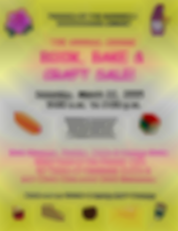 FOL Minneola Book, Bake and Craft Sale