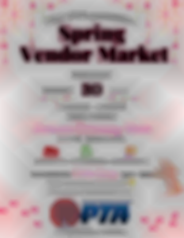 DEC PTA Spring Vendor Market