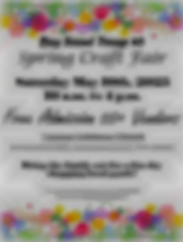 6th Annual Boy Scout Troop 46 Spring Craft Fair & Bazaar