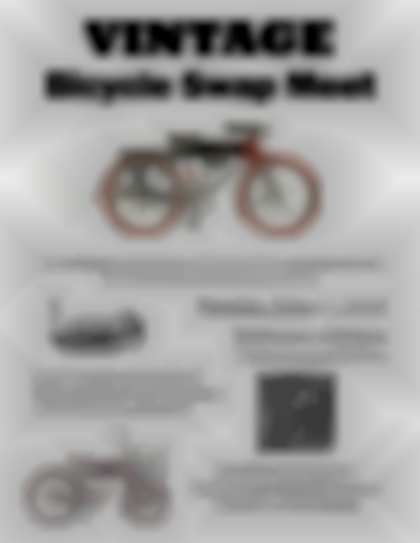 VINTAGE BICYCLE SWAP MEET