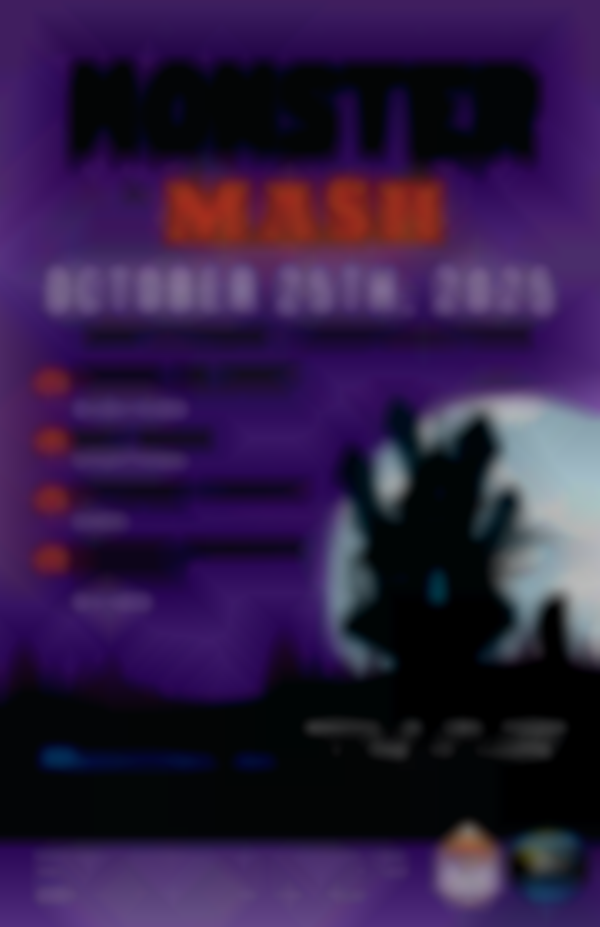 2025 Monster Mash Halloween Festival & Trunk or Treat | Saturday, October 25