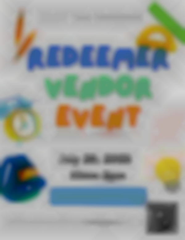 Redeemer Vendor Event
