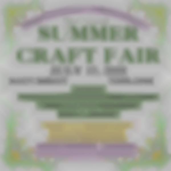 Summer Craft Fair at Phelps Connections for Seniors