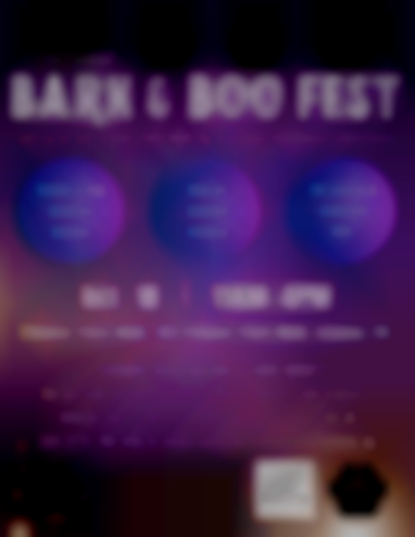 Bark & Boo Fest
