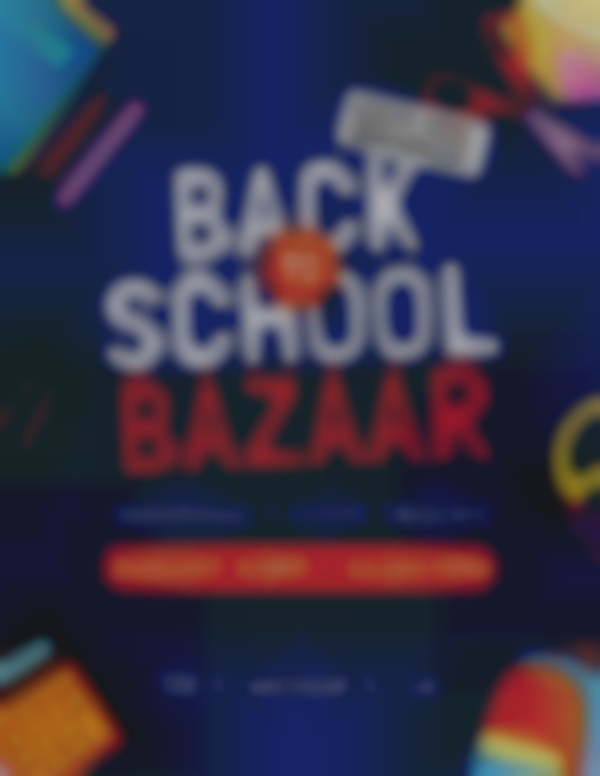 Back to School Bazaar