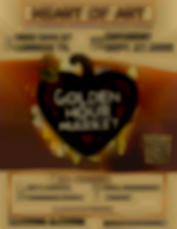 Golden Hour Market Sept 27th 