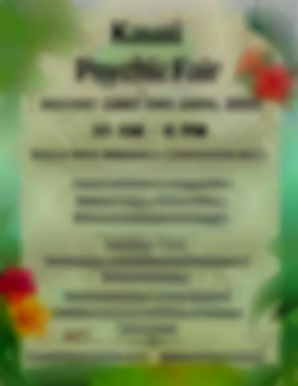 Kauai Psychic Fair