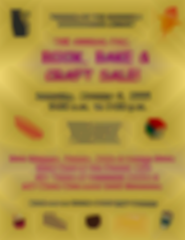 FOL Minneola Book, Bake and Craft Sale