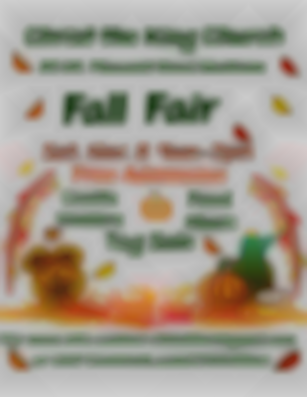 Fall Fair!  Free Family Fun!