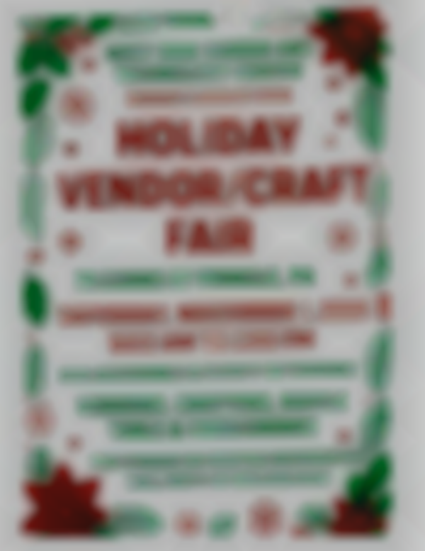 West Side CTC Senior Class Holiday Craft Fair