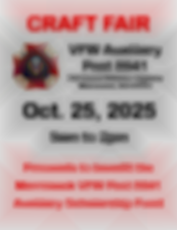 Merrimack VFW Post #8641 Auxiliary Craft Fair