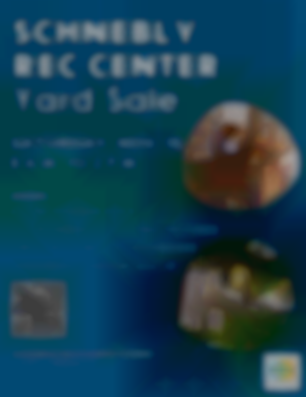 Schnebly Rec Center Yard Sale