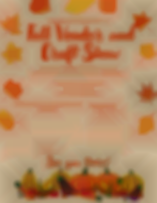 Fall Vendor and Craft Show