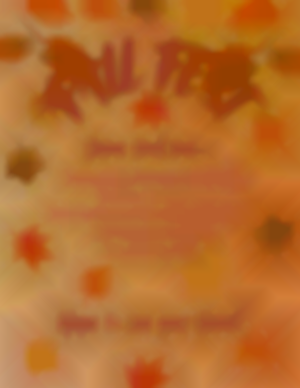 FALL FEST ~ VENDOR & CRAFT FAIR