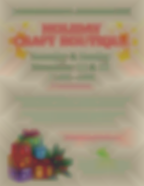 Holiday Craft Boutique