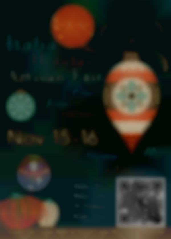 2nd Annual Italia Holiday Artisan Fair