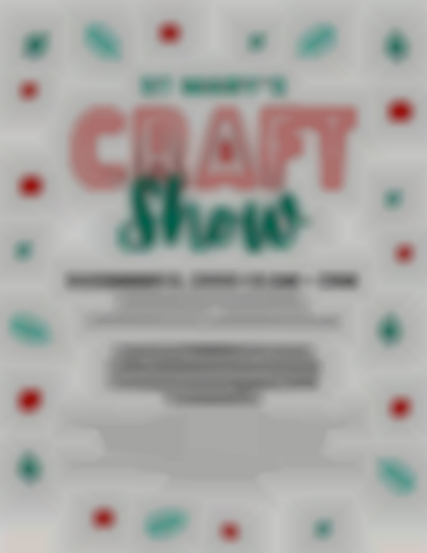 St. Mary's Annual Craft Show