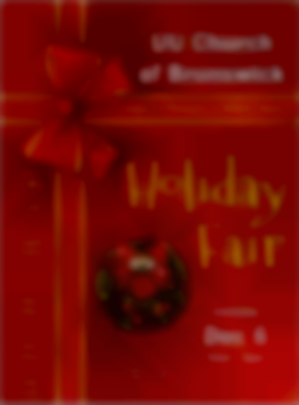 UU Church of Brunswick Holiday Fair
