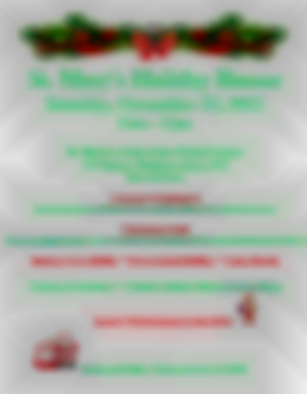 St. Mary's Holiday Bazaar