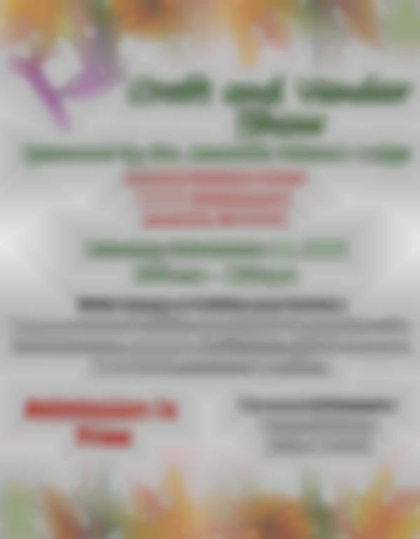 Fall Craft and Vendor Event