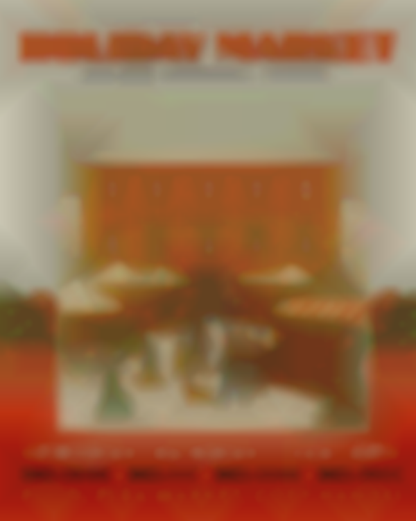 Pop-up Holiday Market at the Cannonball Factory