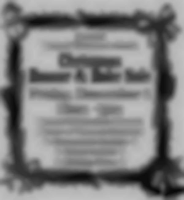 Annual United Women in Faith Christmas Bazaar & Bake Sale