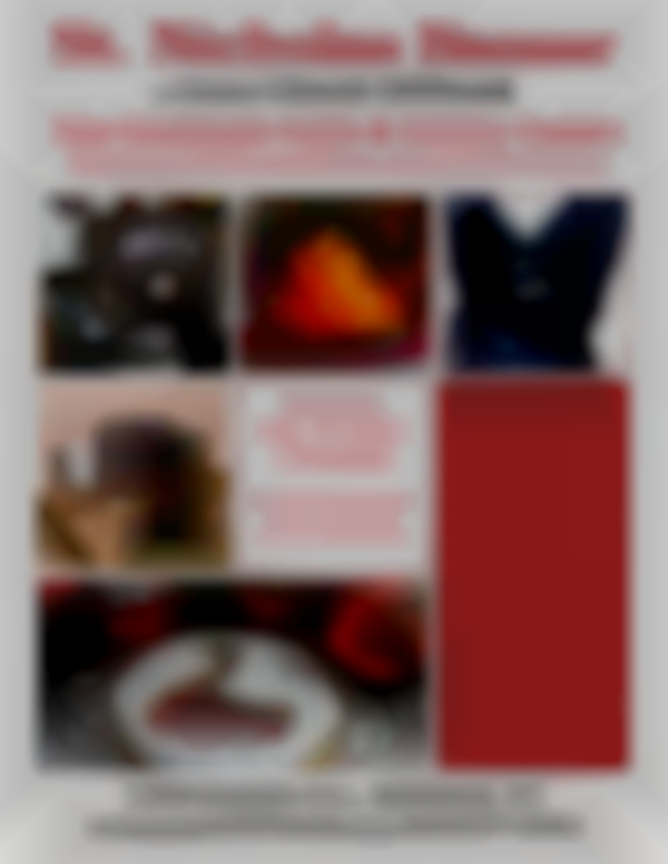 St. Nicholas Bazaar, Fine Handmade Crafts and Holiday Cookies