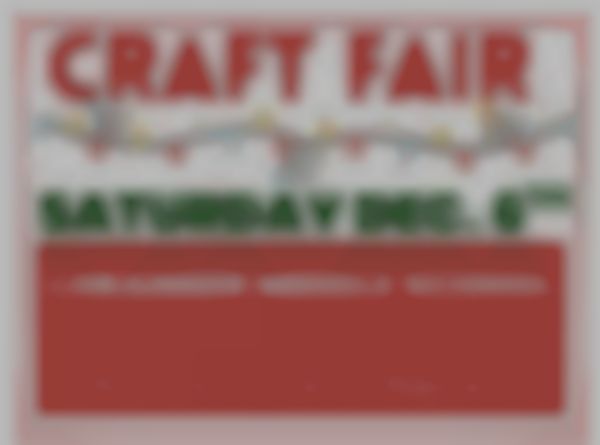 Holiday Craft Fair 