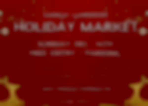 Sango Gardens "Last Minute" Holiday Market