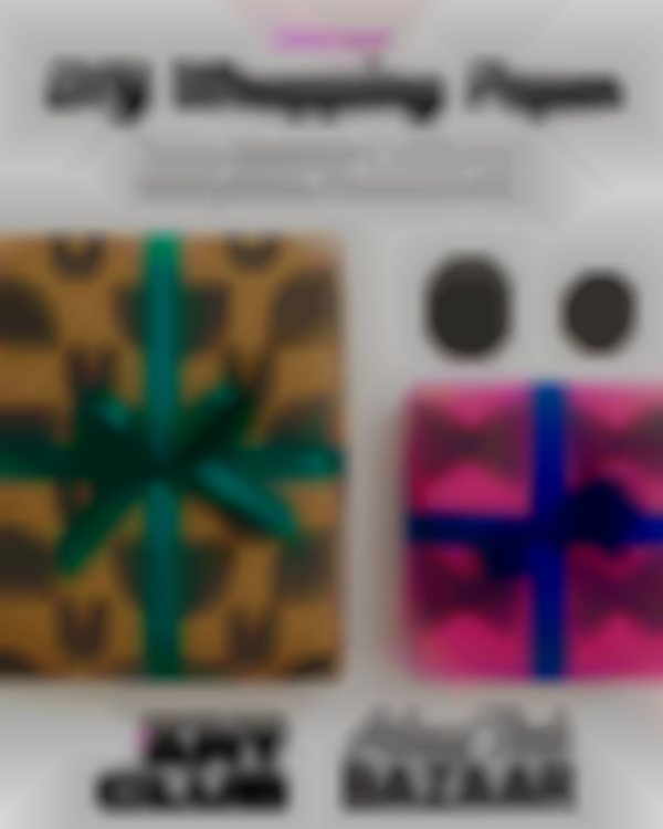 Carve & Stamp Wrapping Paper Workshop