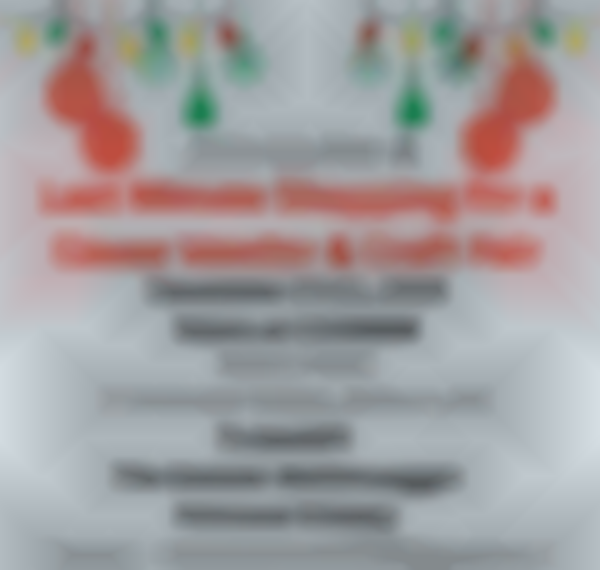 Last Minute Shopping for a Cause Vendor & Craft Fair