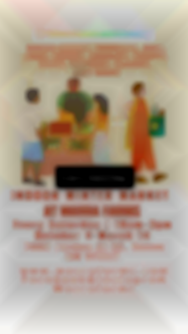 Indoor Winter Market at Wavra Farms 