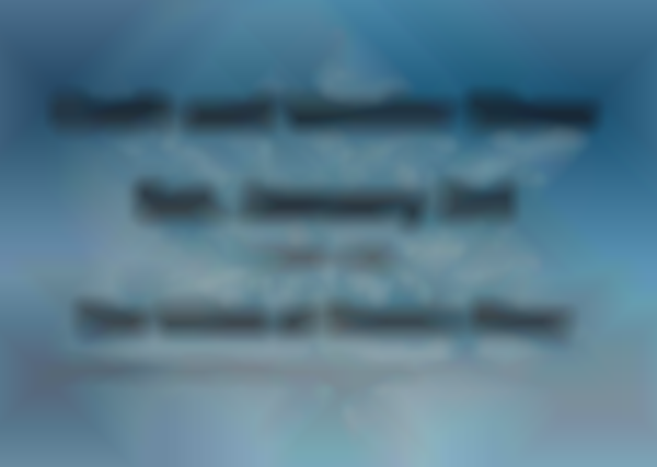 January Craft and Vendor Show