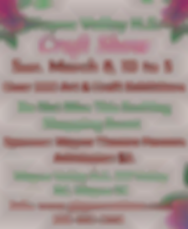 Wayne Valley H.S. Craft Show, Sun. March 8, Over 100 Exhibitors, Wayne Valley H.S., Wayne, NJ 