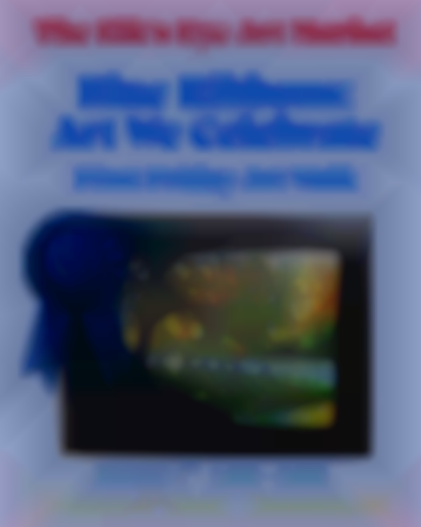 Blue Ribbons: Art We Celebrate - First Friday Art Walk at The Elk’s Eye Art Market 