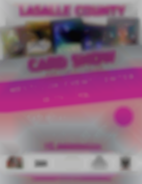 LaSalle County Card Show by Cowzah Cards