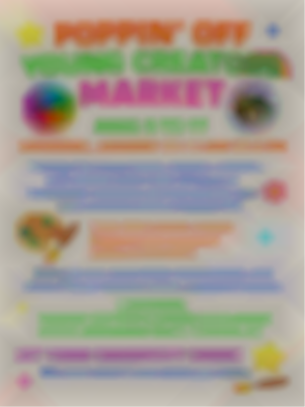 Young Creators Market (ages 5-17) @ Poppin' Off