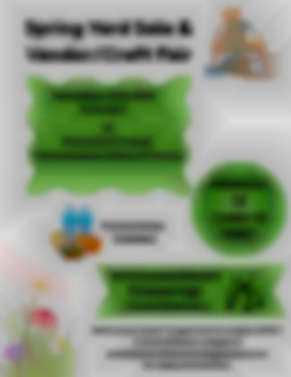 Spring Yard Sale & Vendor/Craft Fair