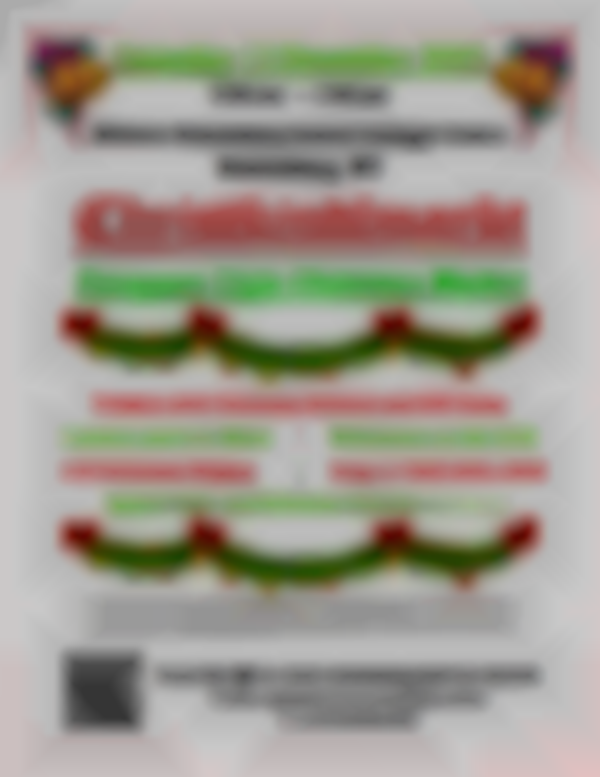 2025 Christkindlmarkt | Saturday, December 13
