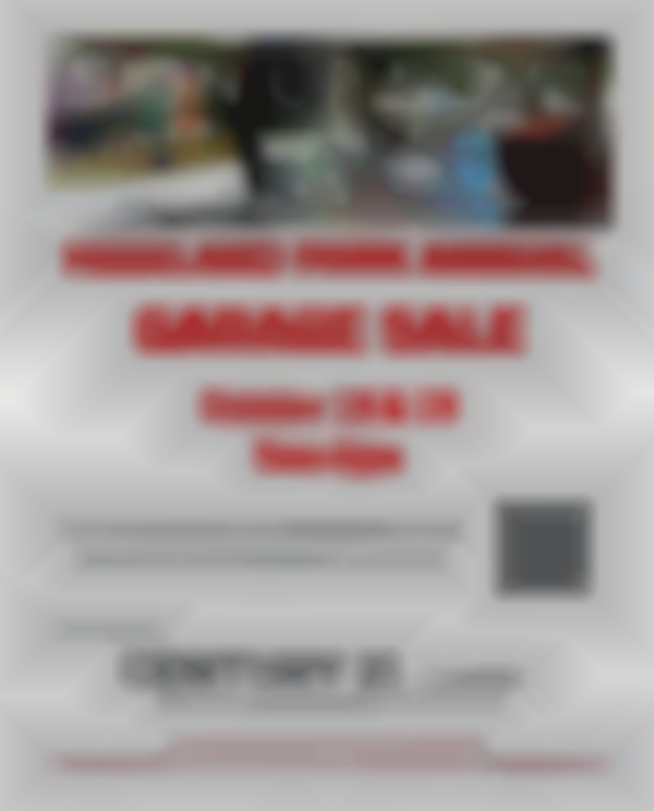 Highland Park Garage Sale 2025