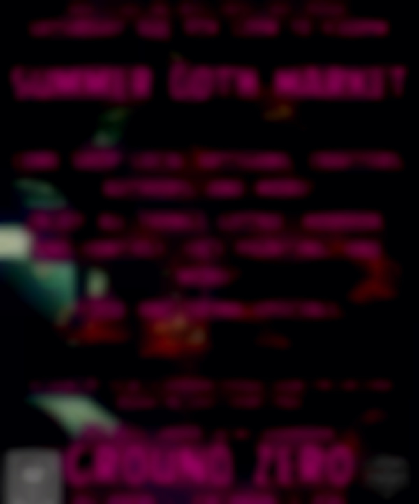 2025 Summer Goth Market ~ Sat, Aug 9