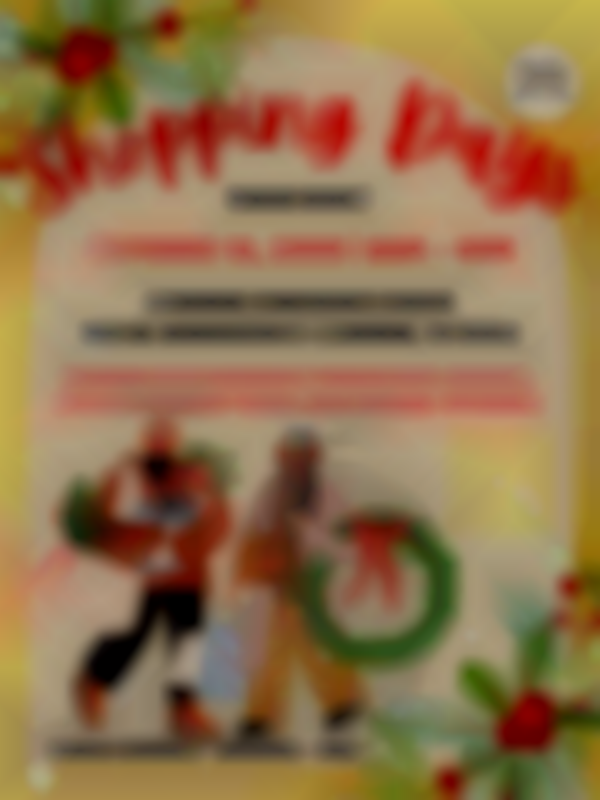 Shopping Days VENDOR MARKET — OCTOBER 18, 2025